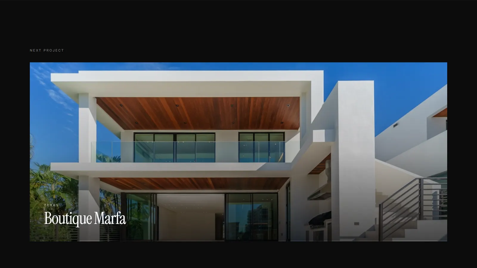 A recent project entry from AURELIA Atelier, Boutique Marfa, shown full bleed